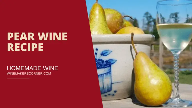 pear wine recipe