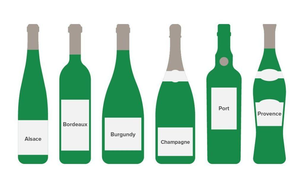 wine bottle shapes