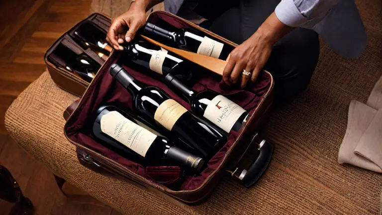 air travel with wine bottles
