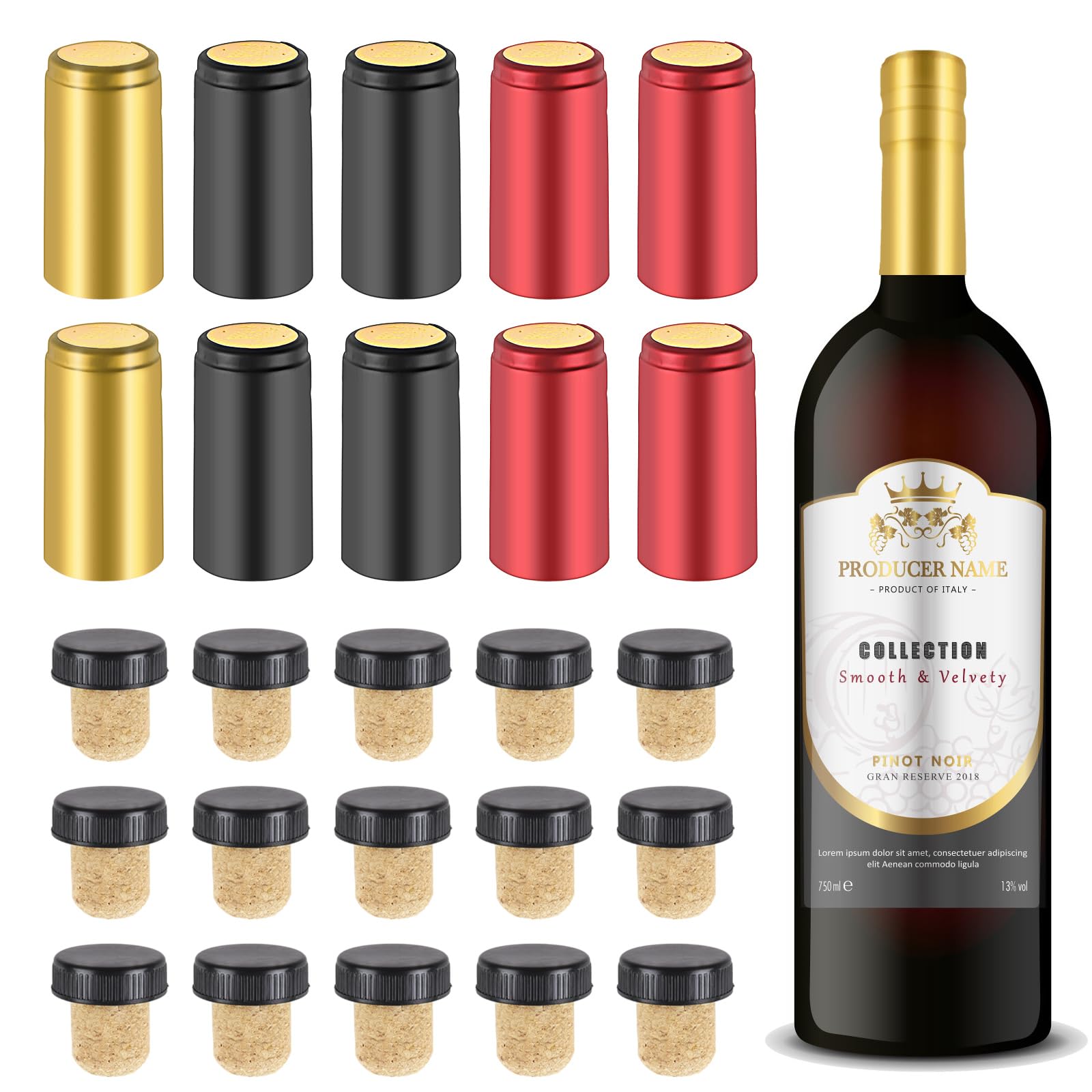 Wine Bottle Resealer Kit